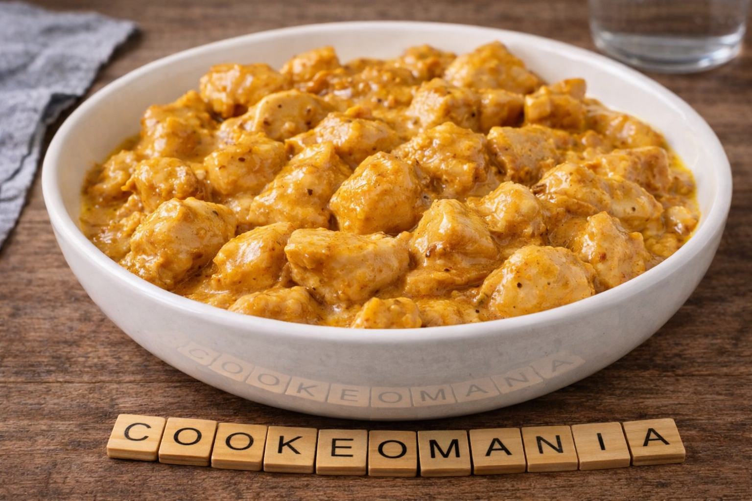Poulet crémeux au curry et vin blanc au Cookeo