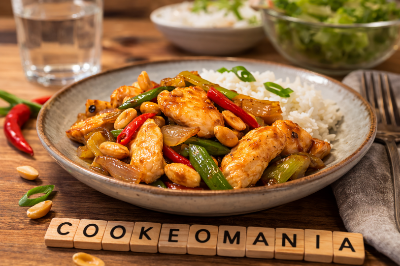 Poulet épicé aux cacahuètes façon Cookeo