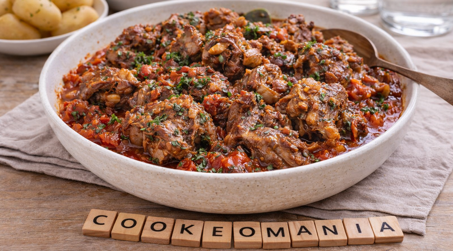 Queue de bœuf mijotée aux tomates et épices au Cookeo