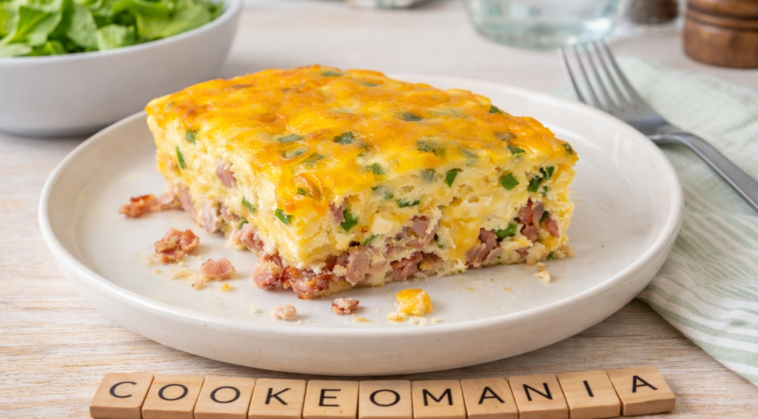 Quiche jambon lardons sans pâte au Cookeo
