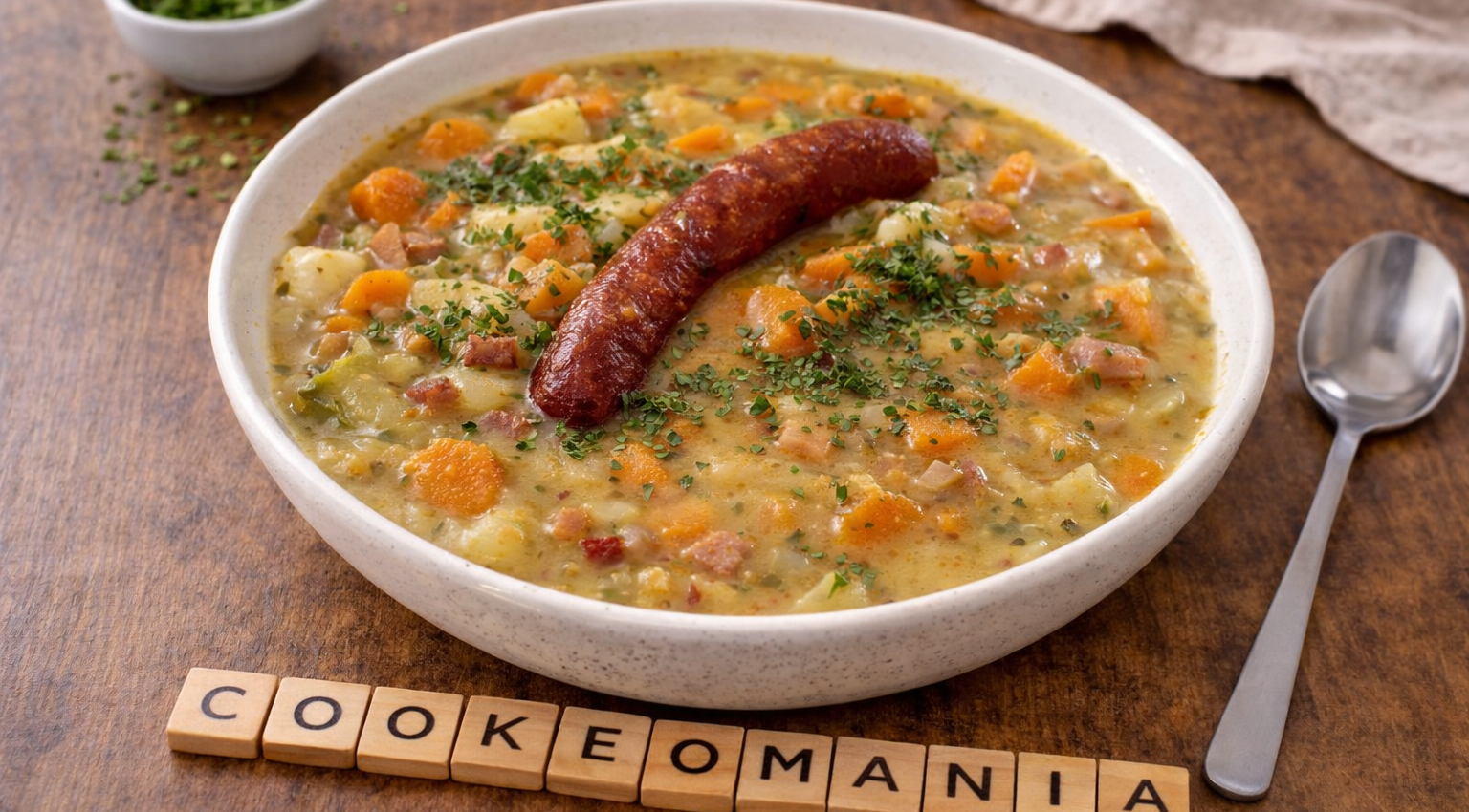 Ragoût de carottes, pommes de terre et saucisses fumées au Cookeo
