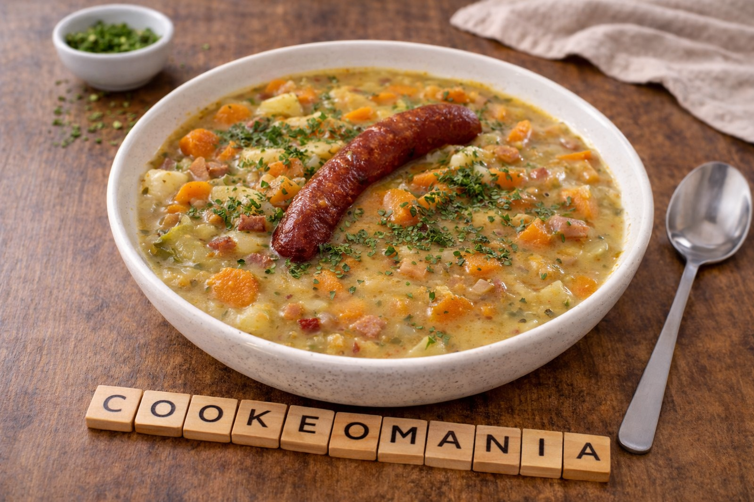 Ragoût de carottes, pommes de terre et saucisses fumées au Cookeo