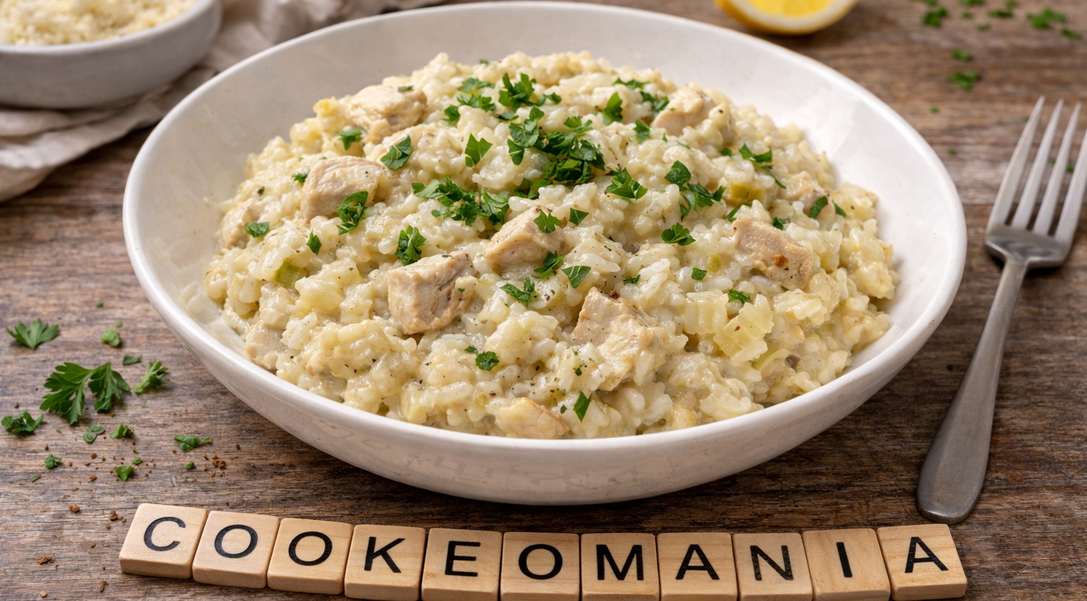 Risotto crémeux au poulet et fenouil au Cookeo