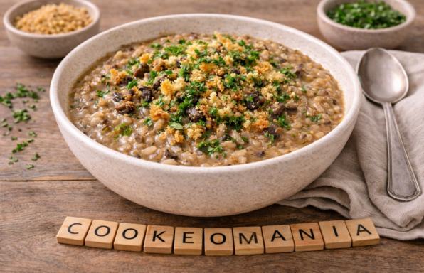 Risotto crémeux aux champignons séchés au Cookeo