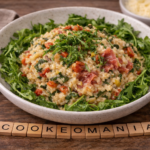 Risotto crémeux roquette et jambon cru au robot multi-cuiseur Moulinex