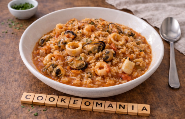 Risotto de la mer à la tomate au Cookeo
