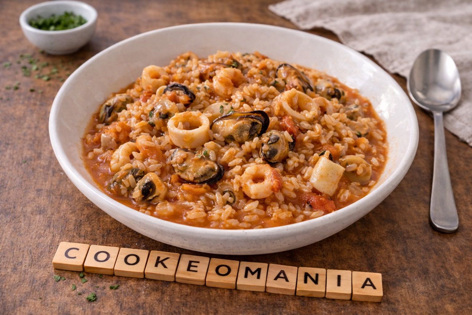 Risotto de la mer à la tomate au Cookeo