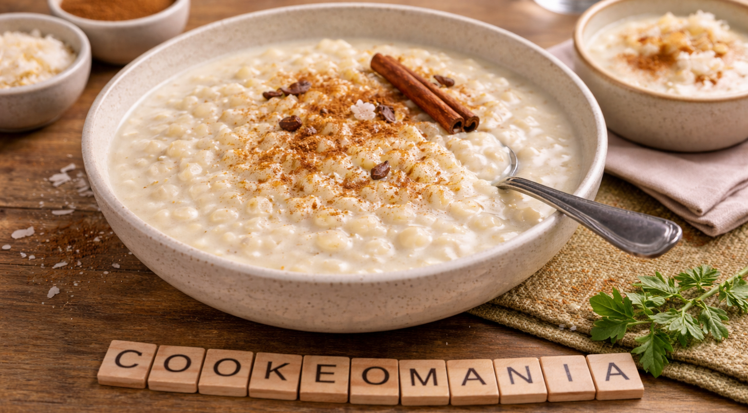 Riz au lait de coco façon canjica au Cookeo