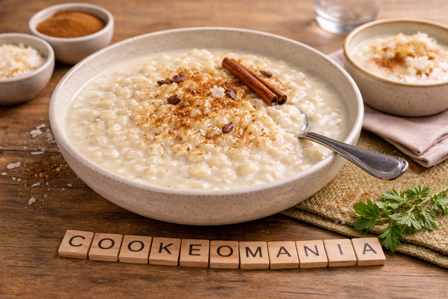 Riz au lait de coco façon canjica au Cookeo
