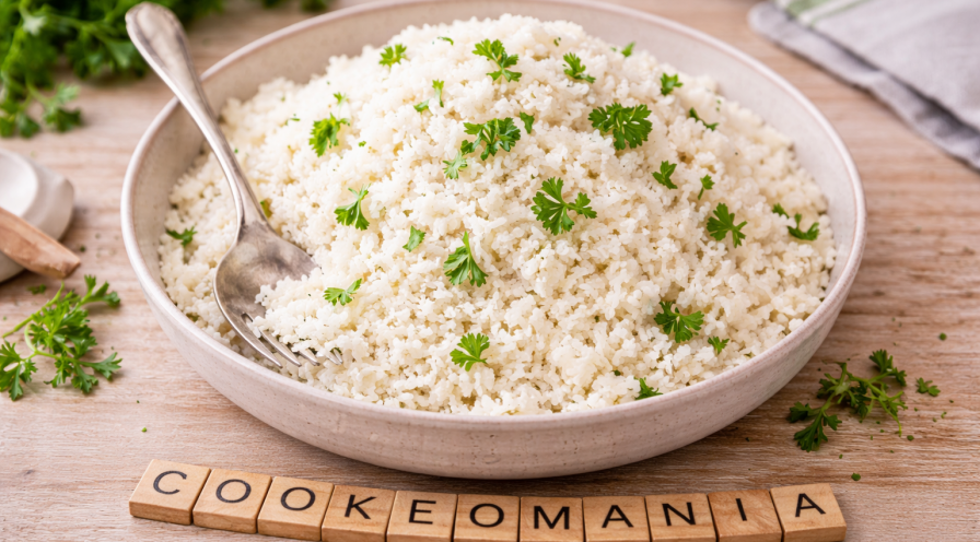 Riz de chou-fleur cétogène au Cookeo