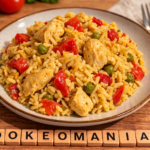 Riz façon paëlla au poulet et chorizo au robot multi-cuiseur Moulinex