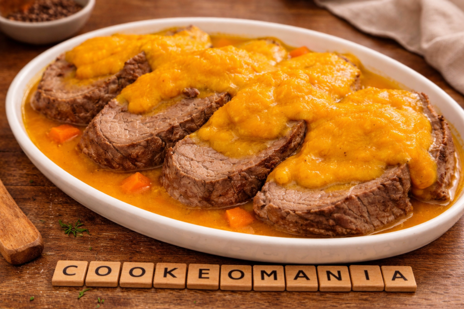 Rôti de bœuf aux carottes et légumes fondants au Cookeo