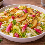 Salade croquante d’endives aux poires poêlées et bleu au multicuiseur cookéo