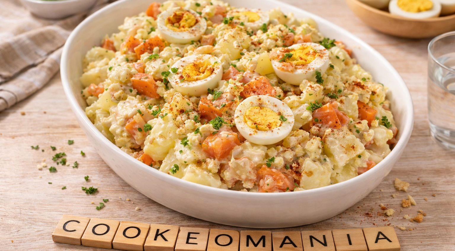 Salade de pommes de terre crémeuse au Cookeo