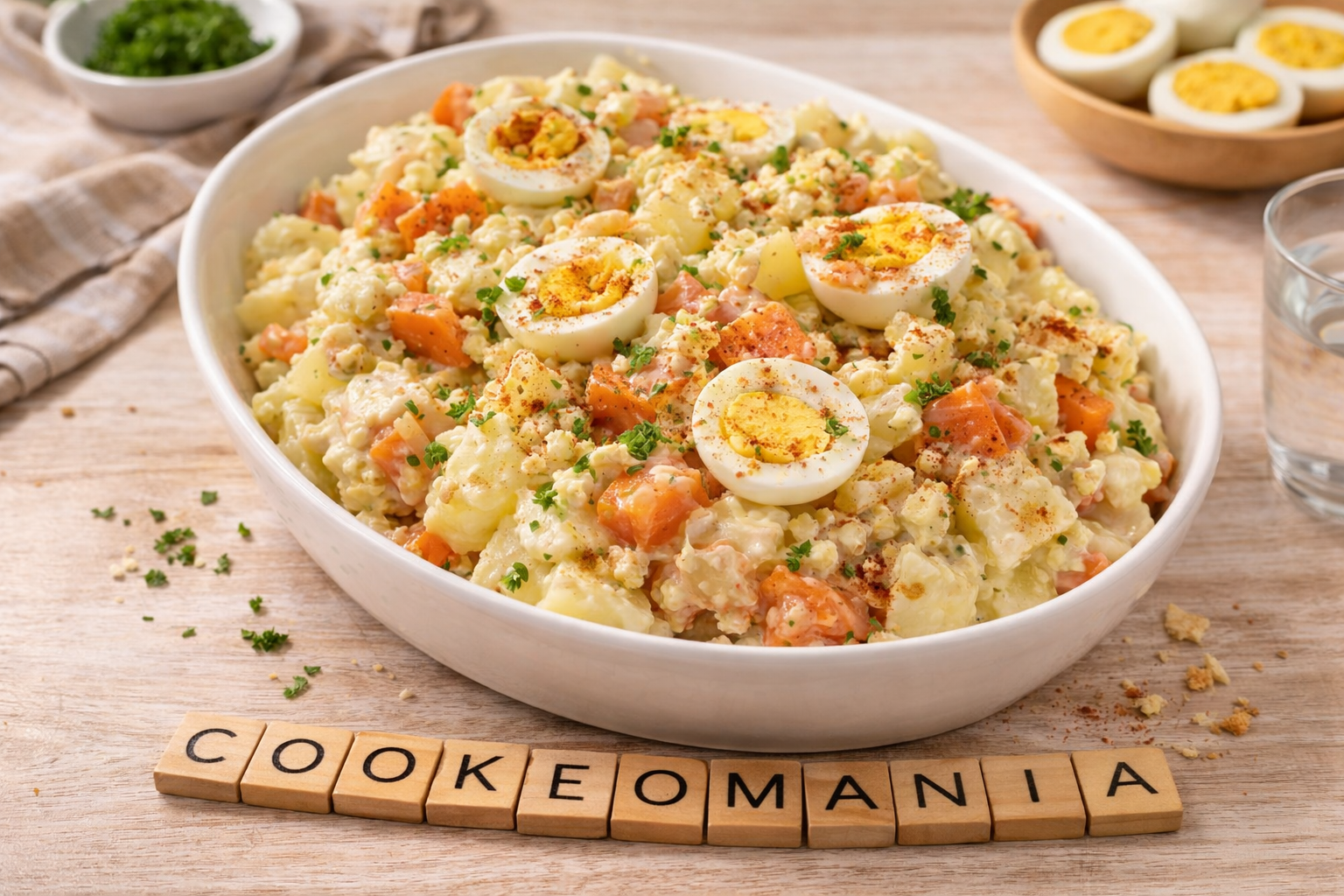 Salade de pommes de terre crémeuse au Cookeo