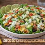 Salade mexicaine au poulet et sauce citron-coriandre à l'autocuiseur Moulinex