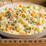 Salade russe au Cookeo, fraîche, crémeuse et facile à préparer à l'autocuiseur Moulinex