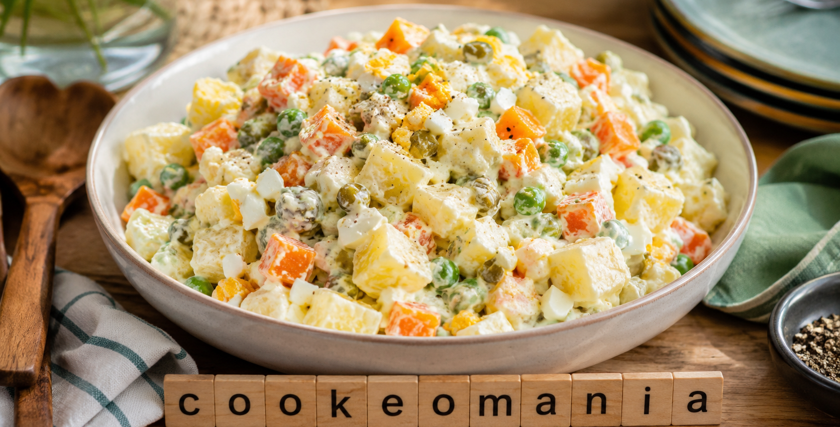 Salade russe au Cookeo, fraîche, crémeuse et facile à préparer