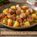 Saucisses charcutières aux pommes de terre et petits pois au Cookeo, le plat familial simple et savoureux à l'autocuiseur cookéo
