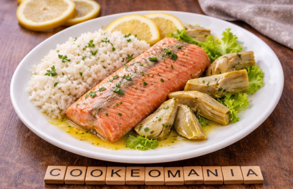 Saumon vapeur au citron et persil au Cookeo
