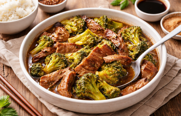 Sauté de bœuf au brocoli sauce soja caramélisée (Cookeo)
