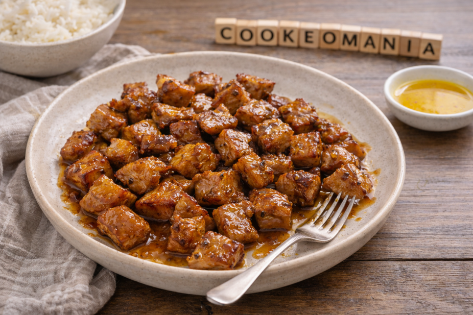 Sauté de porc au miel et aux épices au Cookeo