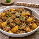 Sauté de porc aux champignons et pommes de terre au robot multi-cuiseur cookéo