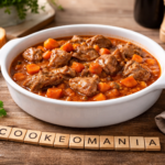 Sauté de porc mijoté à la tomate et au vin rouge au multicuiseur cookéo