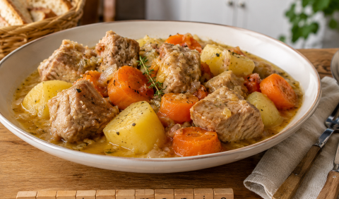 Sauté de veau pommes de terre et carottes au Cookeo, le plat en sauce familial et fondant