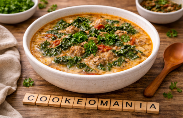 Soupe cétogène à la saucisse italienne au Cookeo
