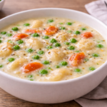 Soupe crémeuse aux gnocchis façon Alfredo à l'autocuiseur cookéo