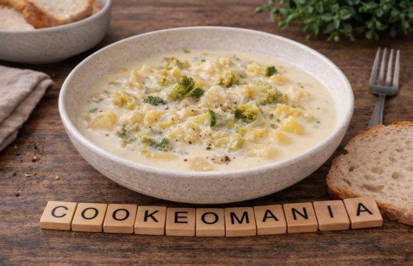 Soupe crémeuse poireaux, pommes de terre et légumes au Cookeo