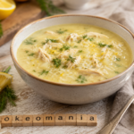 Soupe grecque avgolemono au poulet, citron et riz au Cookeo au cookéo