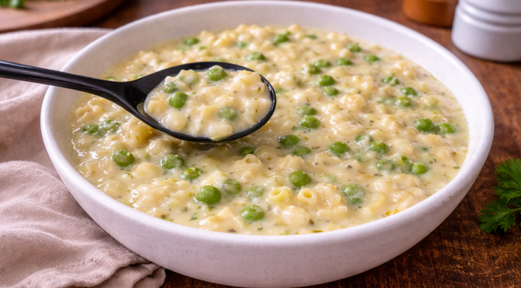 Soupe grecque citronnée aux pâtes au Cookeo (façon avgolemono)