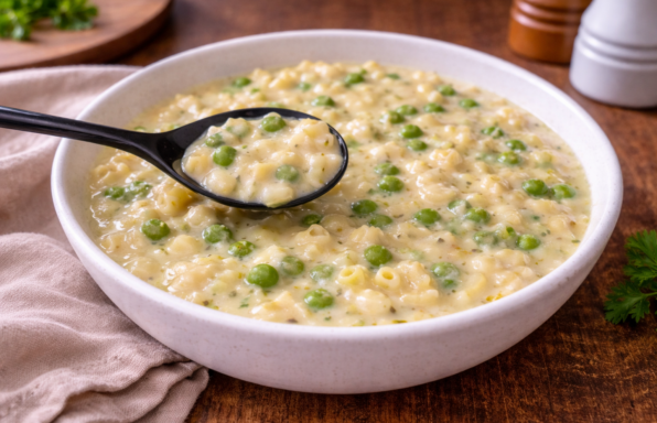 Soupe grecque citronnée aux pâtes au Cookeo (façon avgolemono)