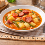 Soupe portugaise rustique au chorizo à l'autocuiseur cookéo