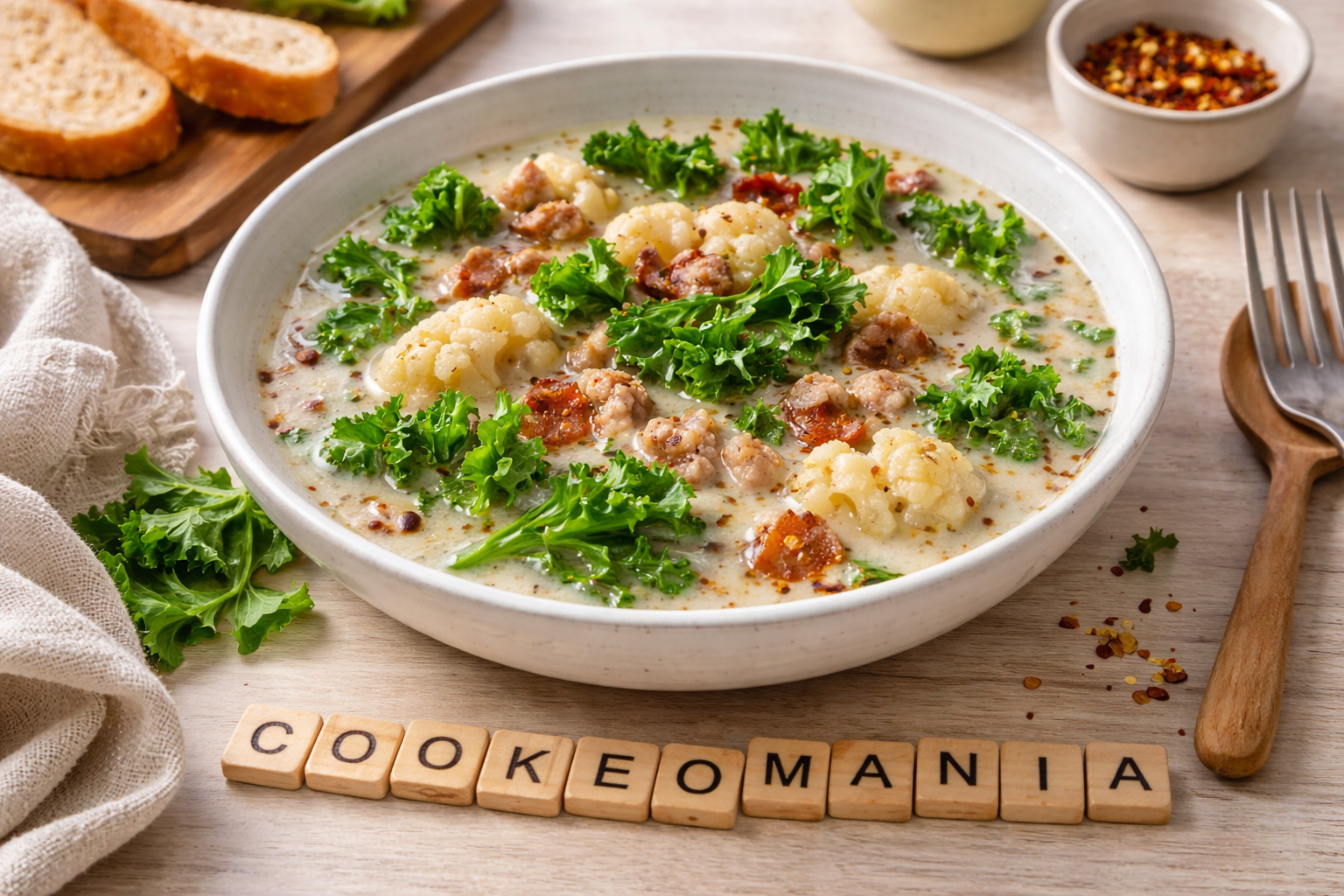 Soupe toscane cétogène au Cookeo