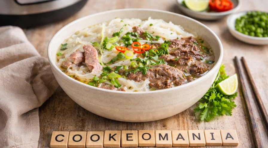 Soupe vietnamienne au bœuf façon Cookeo