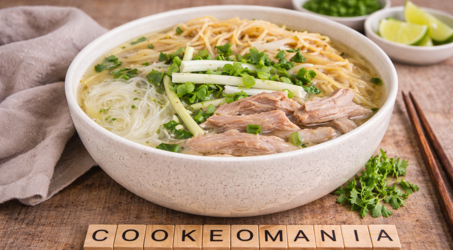 Soupe vietnamienne au canard et bambou façon Cookeo