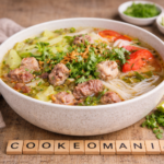 Soupe vietnamienne aux travers de porc et céleri à l'autocuiseur Moulinex