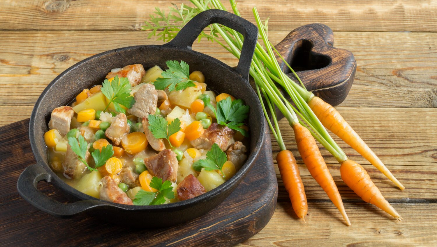 Agneau aux légumes de printemps