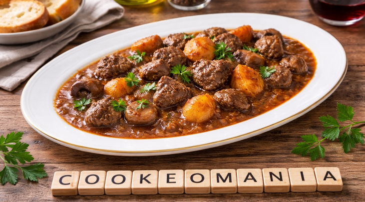 Stracotto de bœuf aux champignons au Cookeo