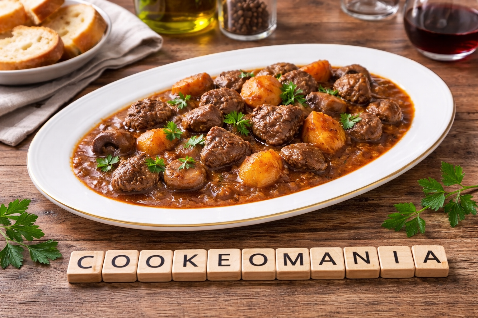 Stracotto de bœuf aux champignons au Cookeo