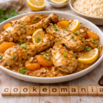 Tajine de poulet citronné aux abricots secs au robot multi-cuiseur Moulinex