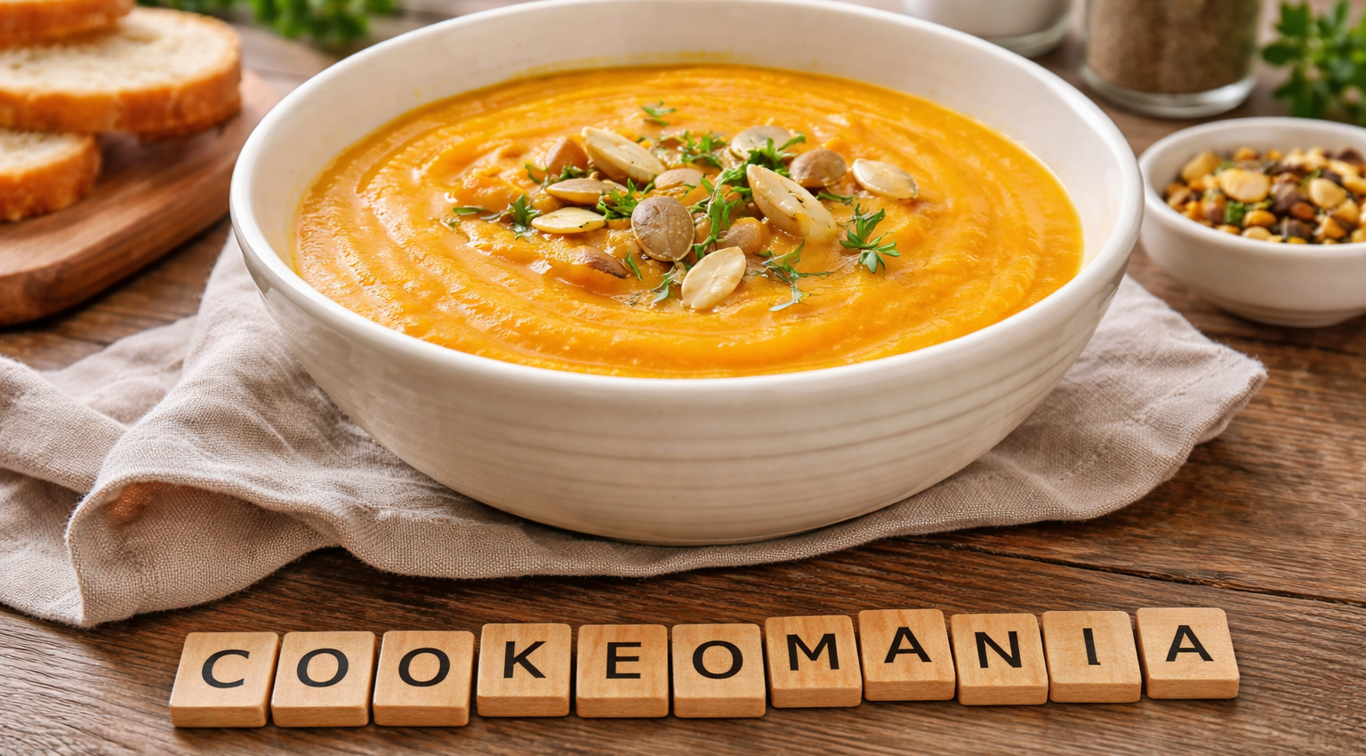 Velouté de butternut au gingembre au Cookeo