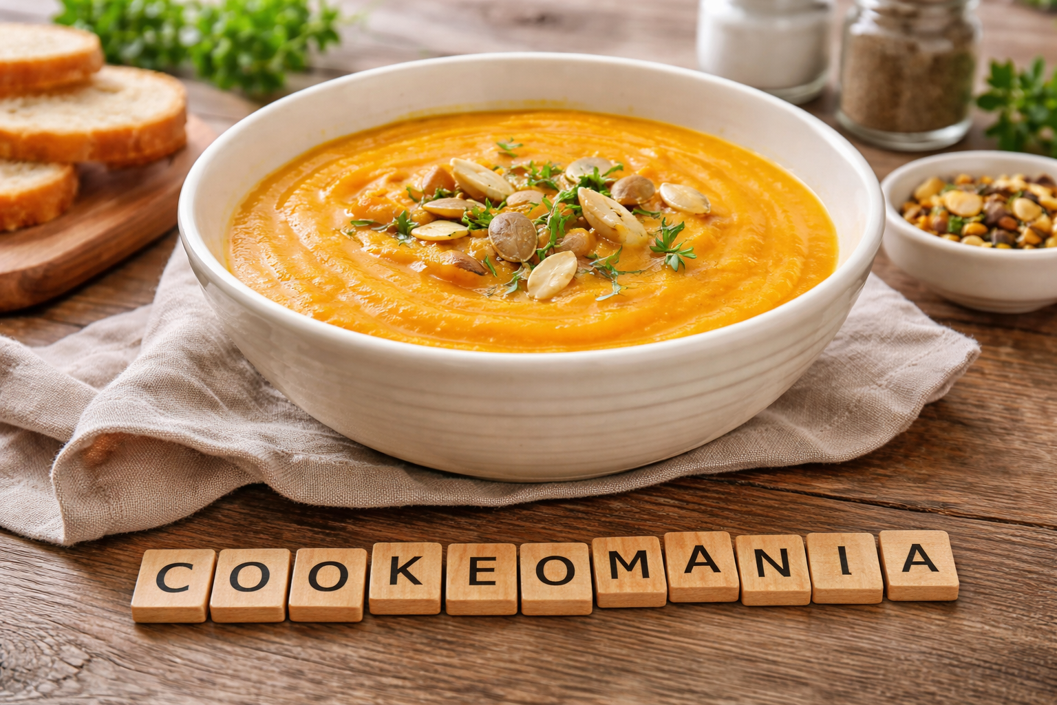 Velouté de butternut au gingembre au Cookeo