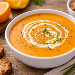 Velouté de carottes parfumé à l’orange à l'autocuiseur Moulinex