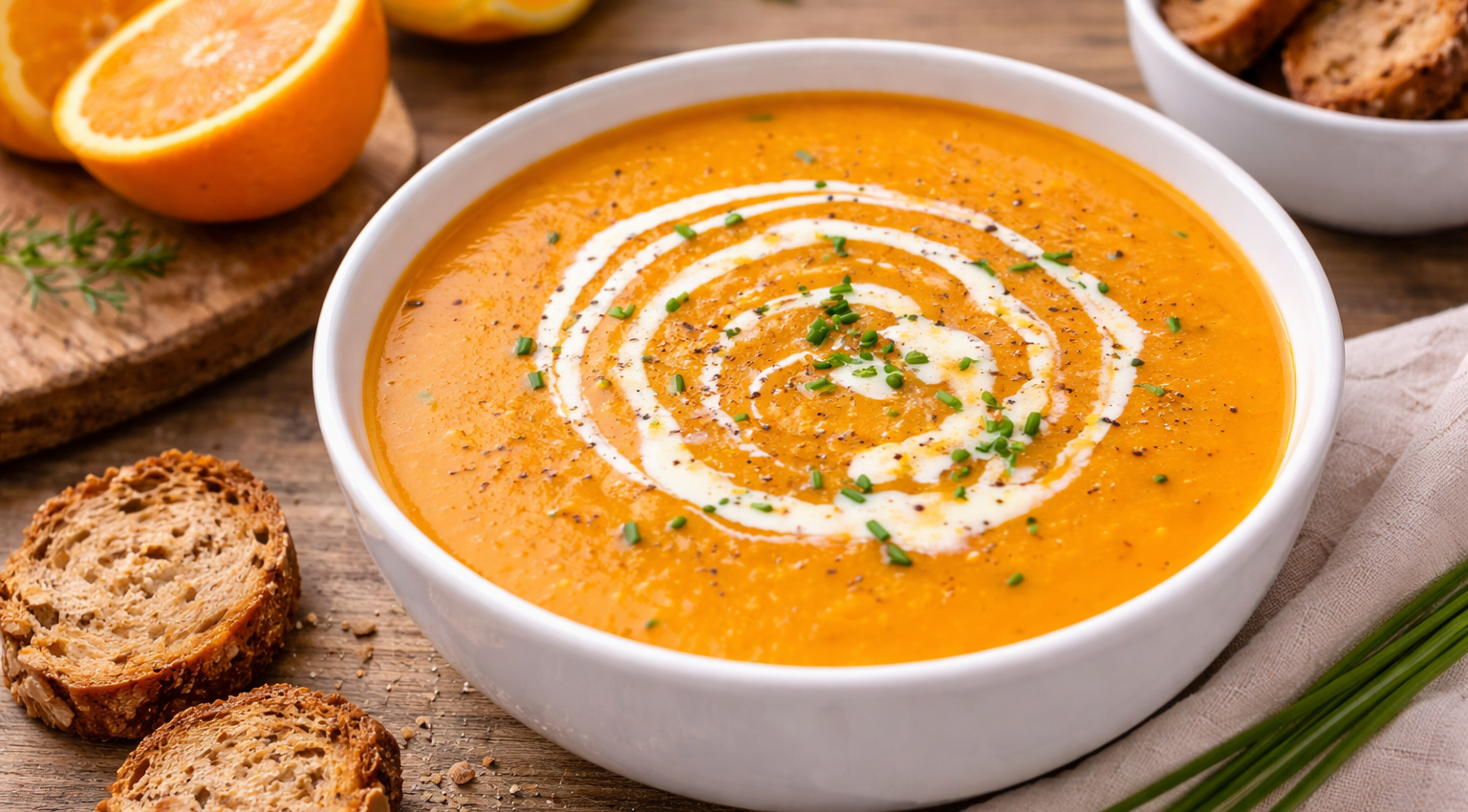 Velouté de carottes parfumé à l’orange au Cookeo
