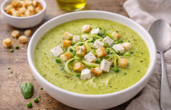 Velouté de courgettes fondant au Kiri au Cookeo