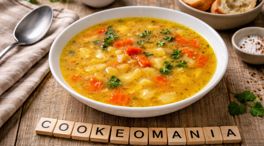 Velouté de légumes, pommes de terre et coco au Cookeo